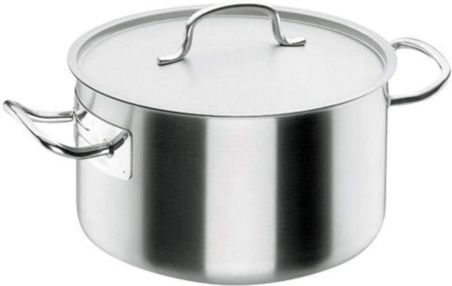 Professionele RVS Kookpan Chef 28 cm Inductie Geschikt
