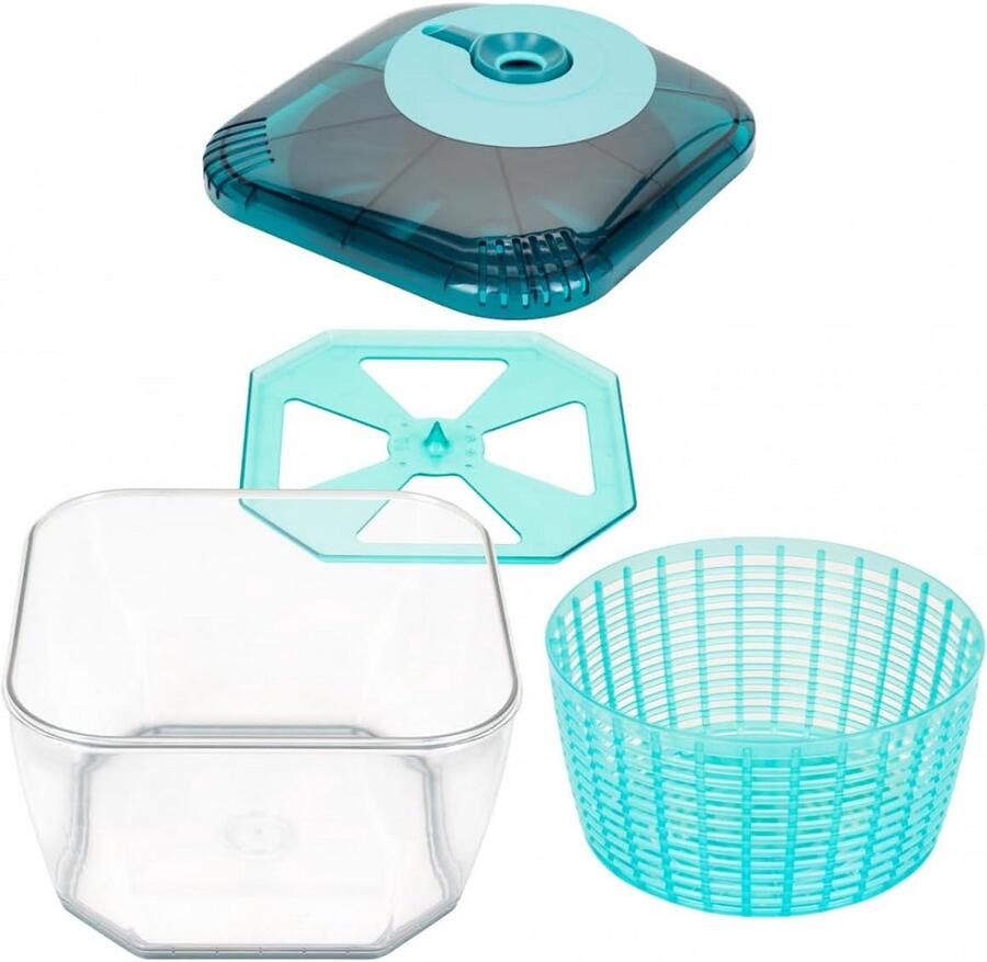 Professionele Salade Centrifuge Set met Grote Opvangbak Salade Droger