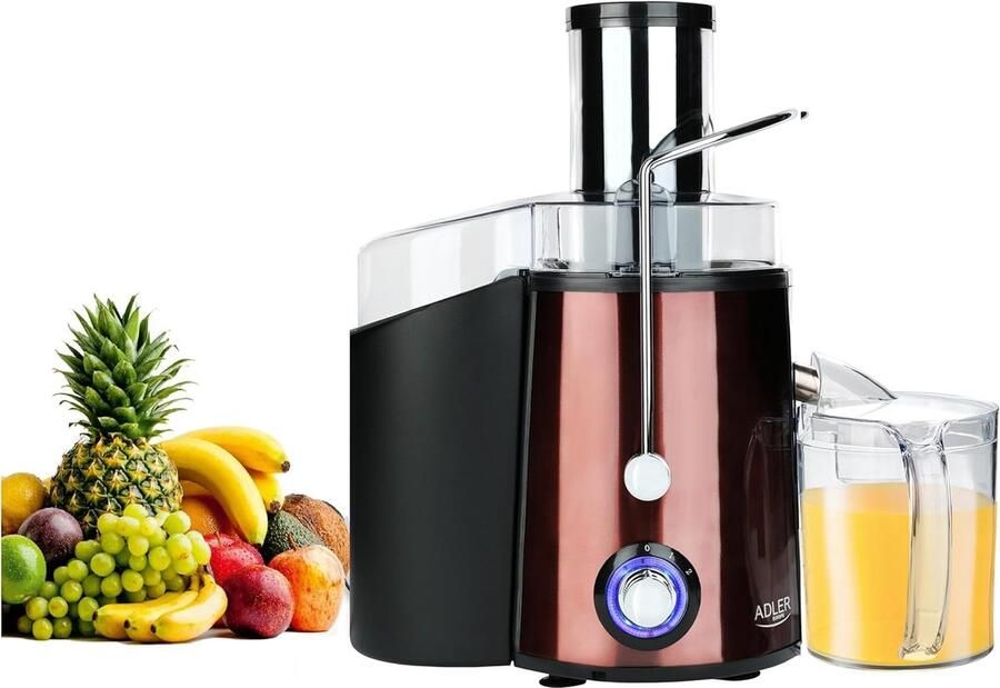 Professionele sapcentrifuge voor groenten en fruit met 1000 W vermogen