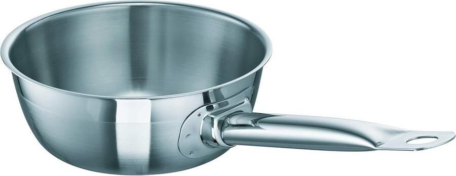 Professionele Sauteuse 16 cm met Koperen Bodem en Roestvrij Staal