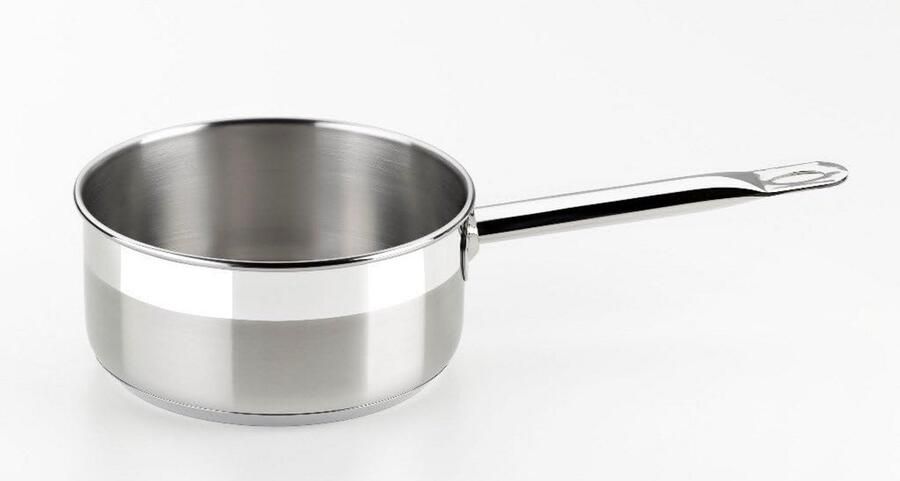 Professionele Soeppan Kookpan RVS Dagelijks Koken Drievoudige Bodem 18 cm Diameter Zilverkleurig