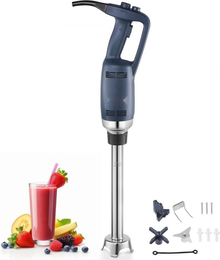 Professionele Staafmixer Handblender Vermogen 350 W Traploze Variabele Snelheid RVS Mes Staaf 40 6 cm Zware Uitvoering Multifunctioneel