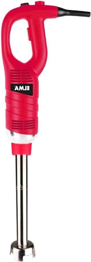 Professionele Staafmixer Handmixer Keukenmixer Intensief Gebruik Variabele Snelheid 25 cm Arm Rood