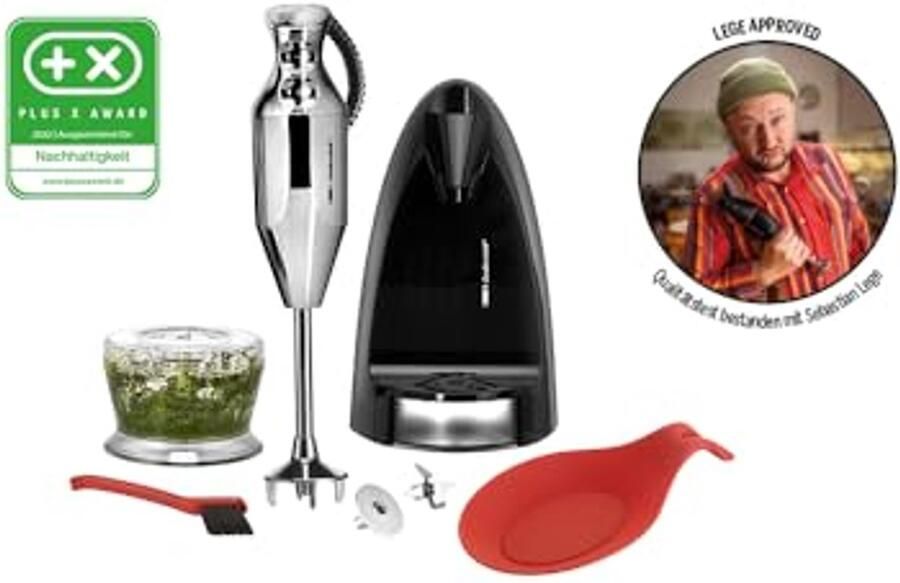 Professionele staafmixer tot 17.000 omwentelingen min met accessoires Ergonomisch ontwerp - Foto 2