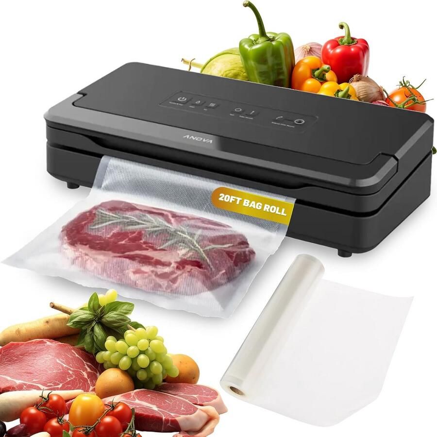 Professionele Vacumeermachine met Accessoires voor Sous Vide en Voedselbewaring