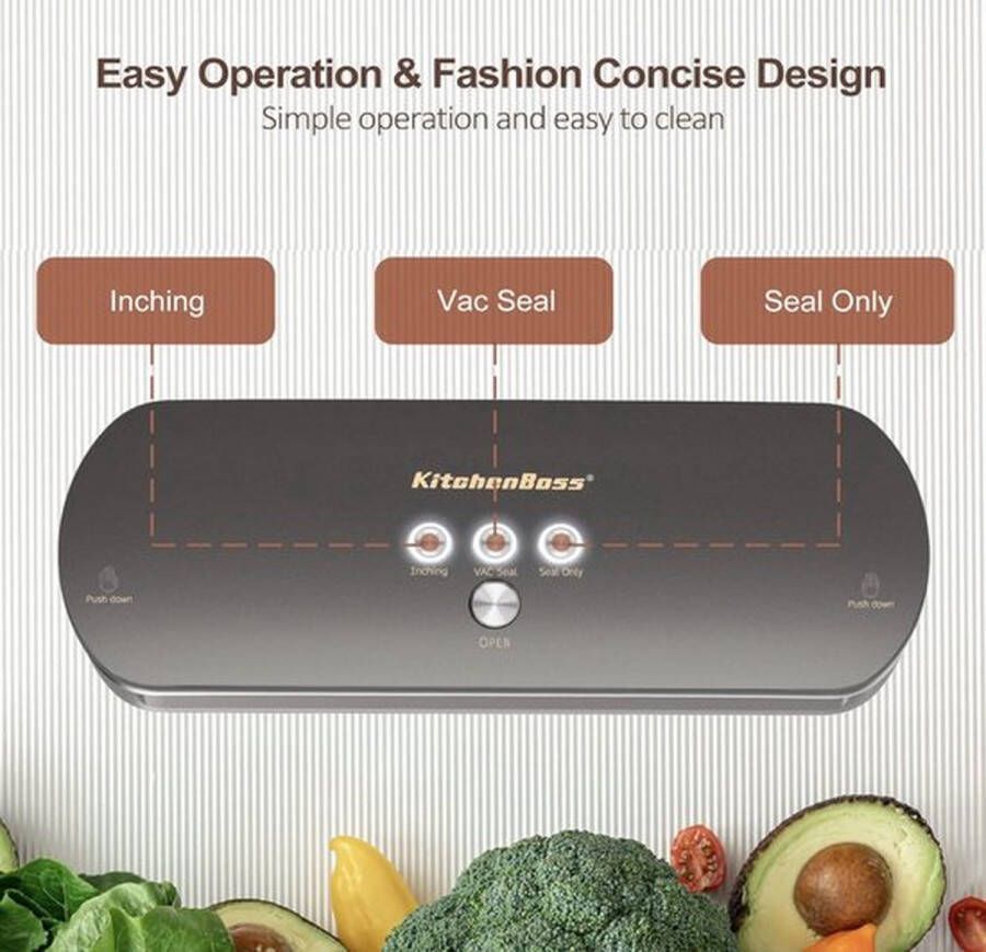 Professionele Vacuümmachine met Dubbele Lasnaad voor Levensmiddelen