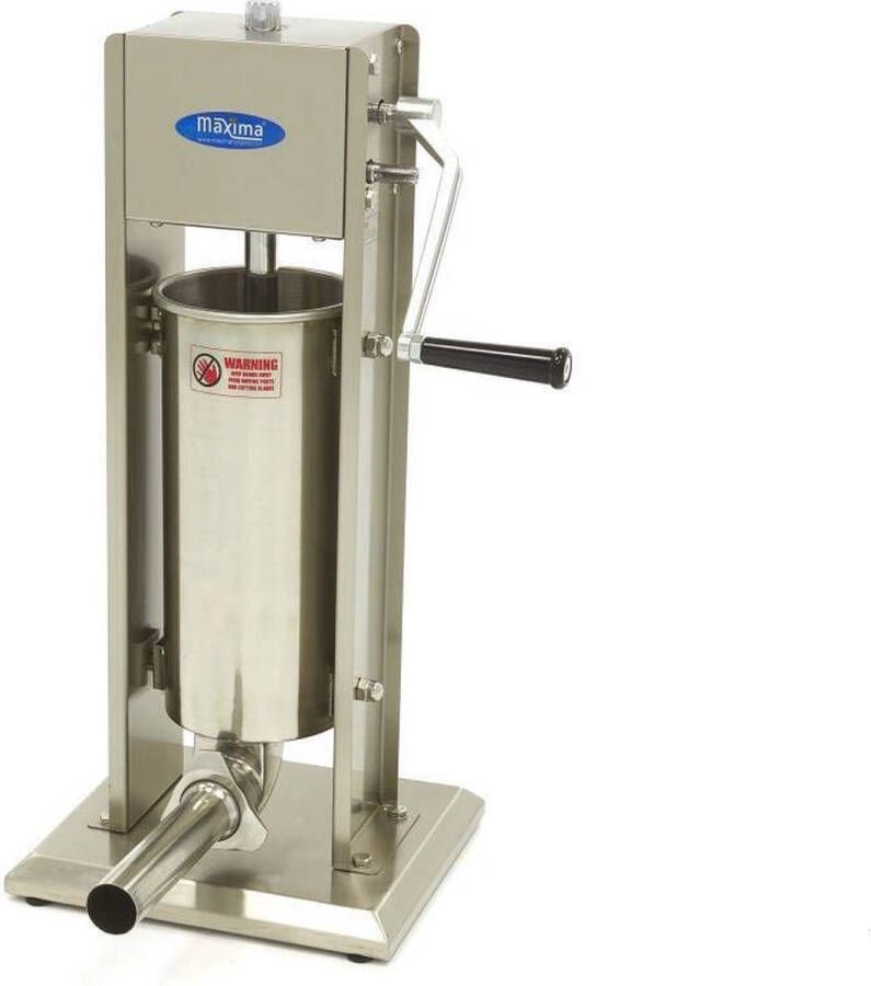 Professionele Verticale Worstenvuller 5L met 4 Vulbuizen Handmatig en Compact