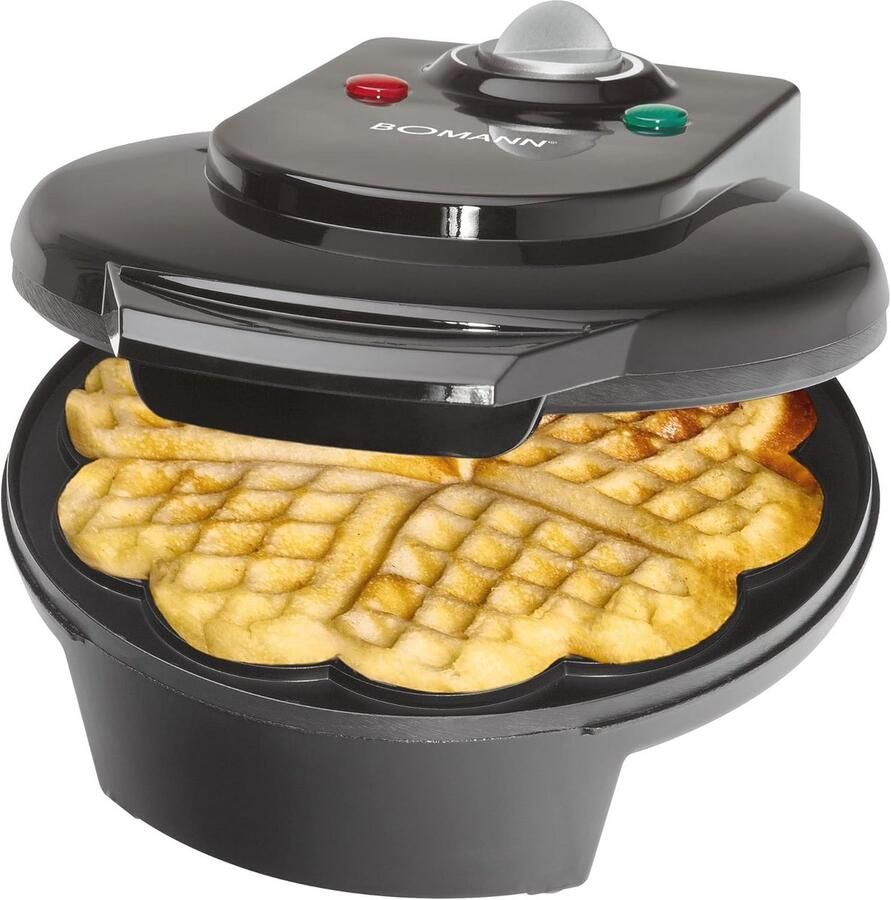 Elektrisch Wafelijzer Professioneel Wafelmachine voor Heerlijke Wafels Roestvrij Staal 1200 W