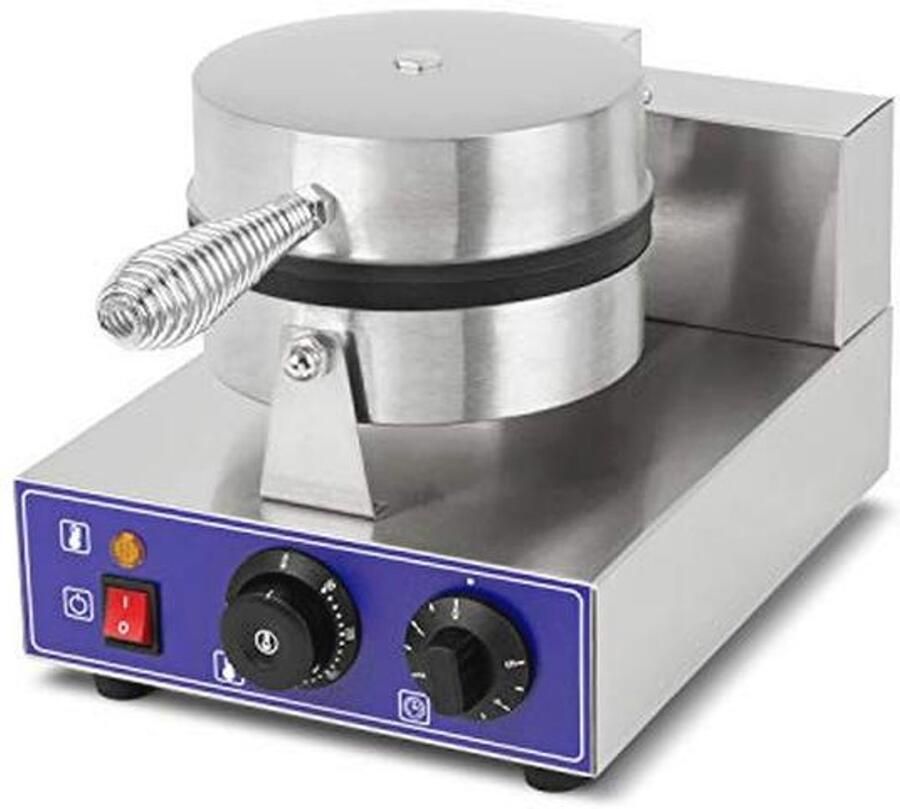 Professionele Wafelmaker voor Perfecte Belgische Wafels met Timerfunctie en Temperatuurregeling