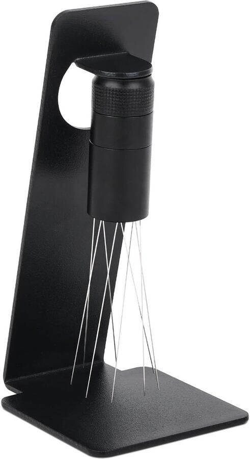 Professionele WDT Tool met Magnetische Houder en Verstelbare Naalden voor Espresso RVS 304 Koffie Roerstaafje en Barista Accessoire voor Perfecte Extractie