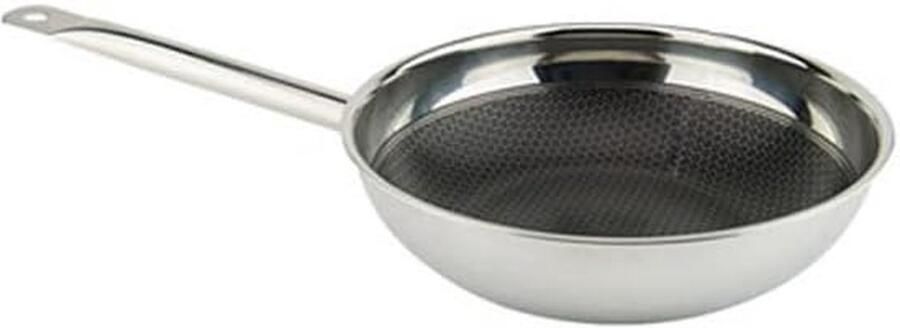 Professionele Wok Roerbakpan Snel Koken Krasbestendig Antikleef 36 Centimeter Zwart