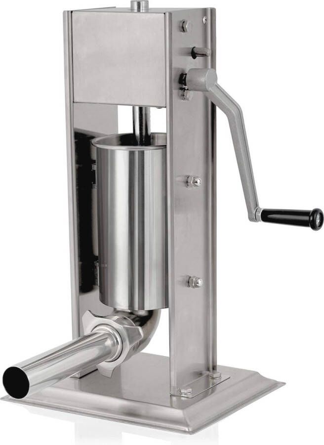Professionele worstenpers van roestvrij staal met opzetstukken voor zelfgemaakte worsten