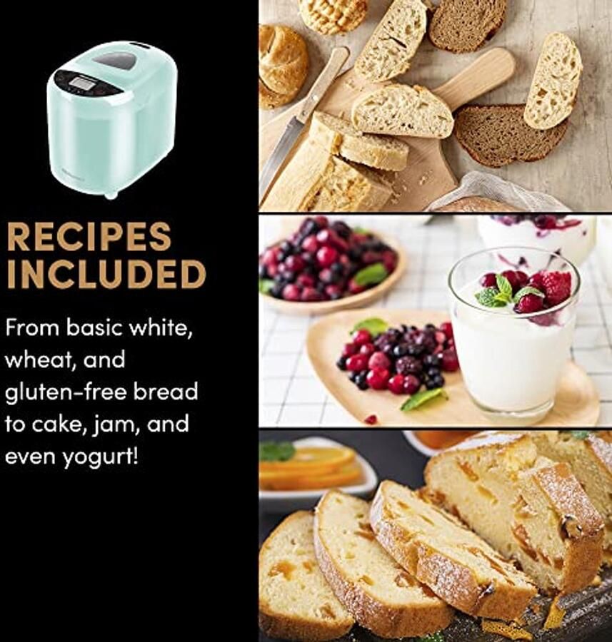 Programmeerbare Broodmachine met 19 Menu-Functies voor Broodsoorten