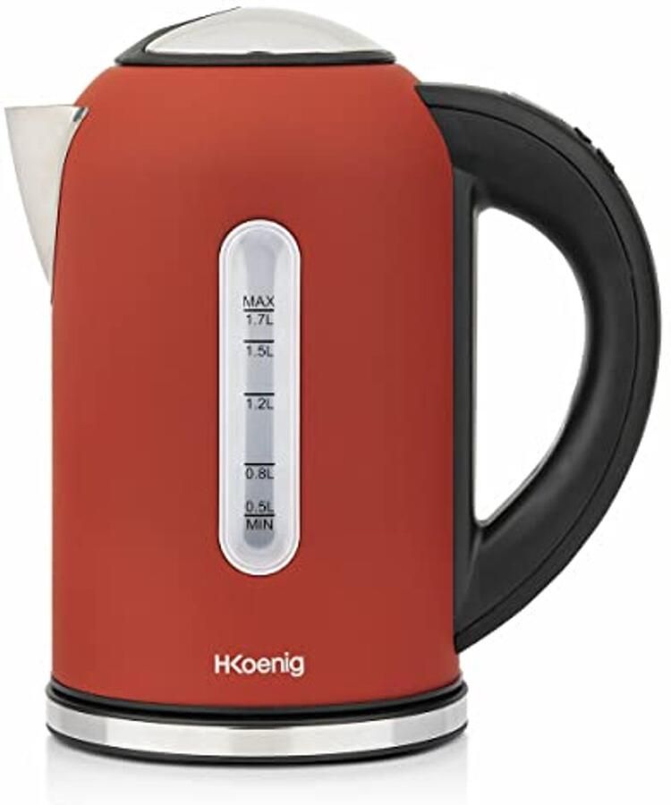 Programmeerbare Elektrische Waterkoker 1 7L met Instelbare Thermostaat en Snelkookfunctie