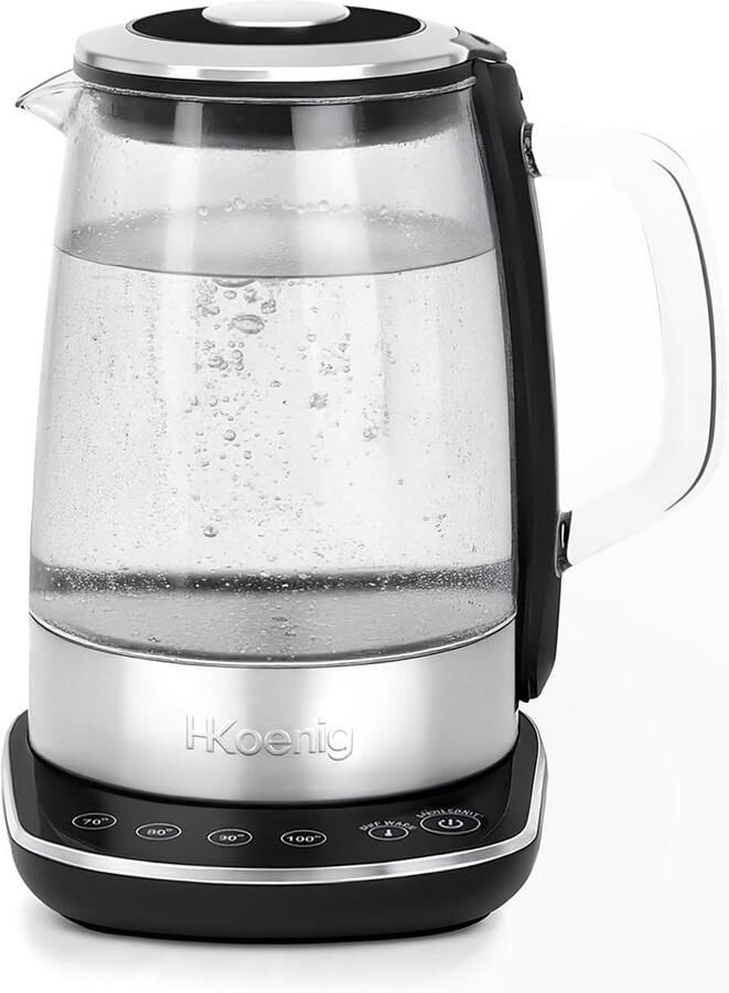 Programmeerbare Waterkoker Glas met 4 Temperatuurstanden en Warmhoudfunctie