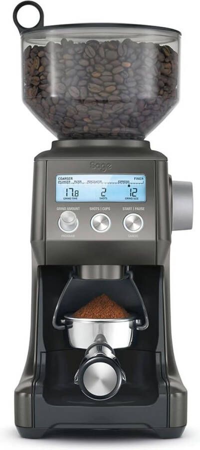 Programmeermogelijkheid Koffiemolen voor Perfecte Koffie Zwart Roestvrij Staal