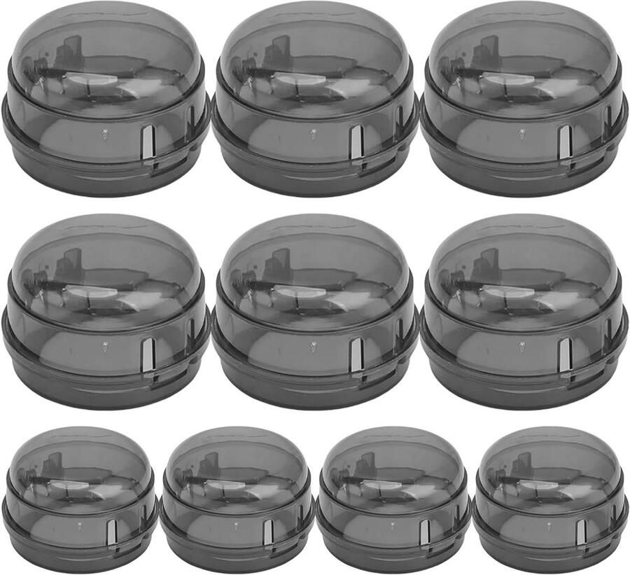 Fornuis Knop Covers Kinderbeveiliging Knoppen Keuken Veiligheid Hittebestendig PP Materiaal 3 cm Zwart