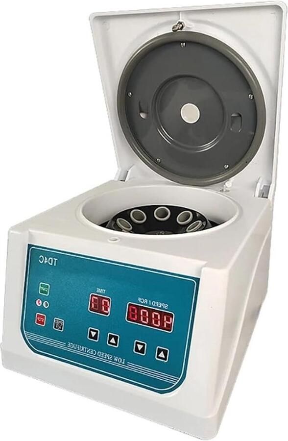 PRP Centrifuge Laboratorium Centrifuge Bloed Scheiden Digitale Display 8x20MM Grijs