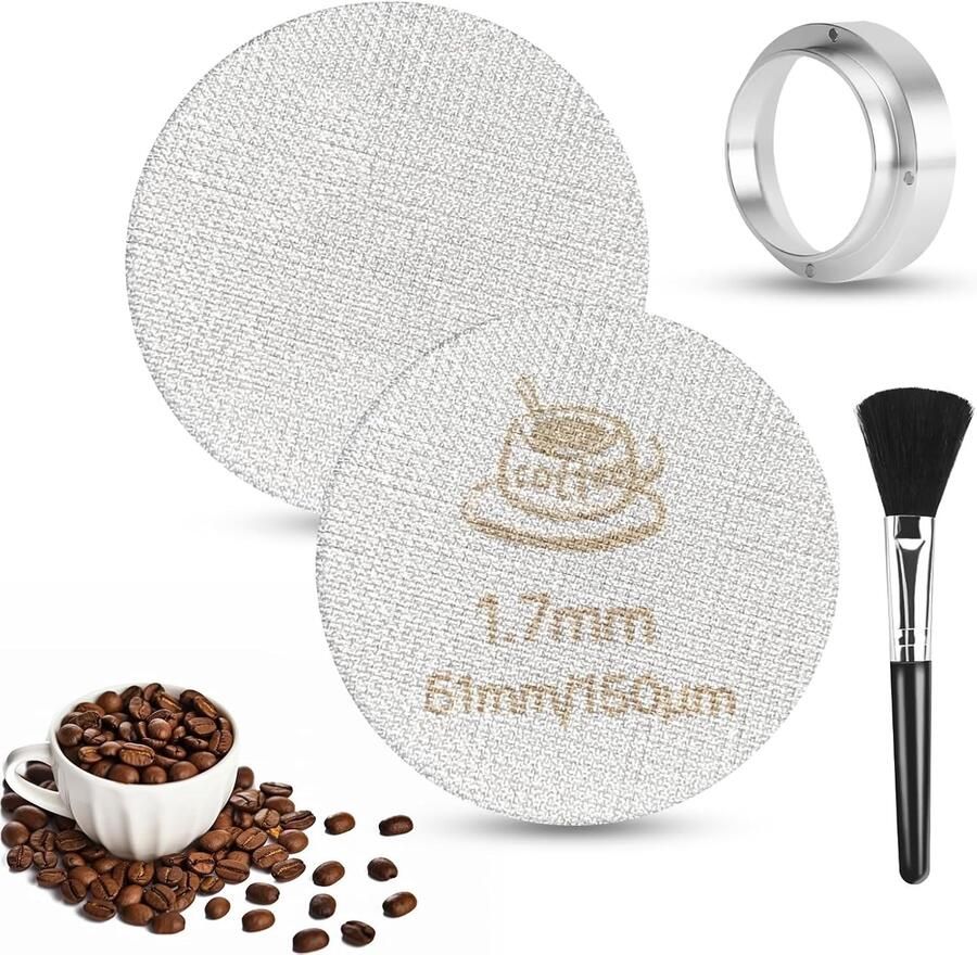 Puck Screen 51 mm voor Espresso 2 Stuks Perfecte Strainer voor Filterdragers en Koffiefilters