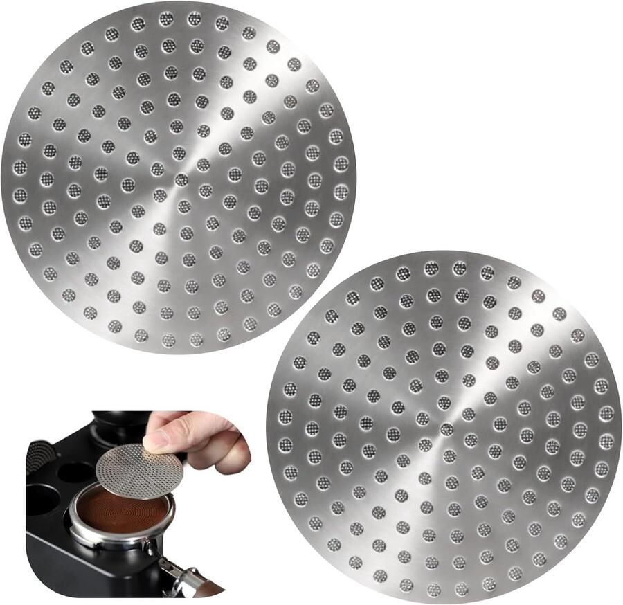 Puck Screen 53 mm voor espresso 0 8 mm roestvrij staal 304 herbruikbaar filter voor perfecte espresso en optimale extractie