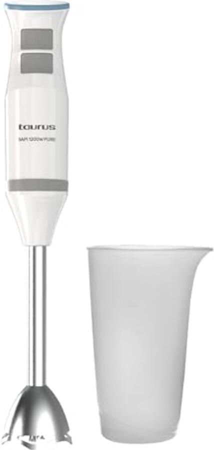 Pure Staafmixer 1200W met Vermogensregeling en Turbo Ergonomisch Design