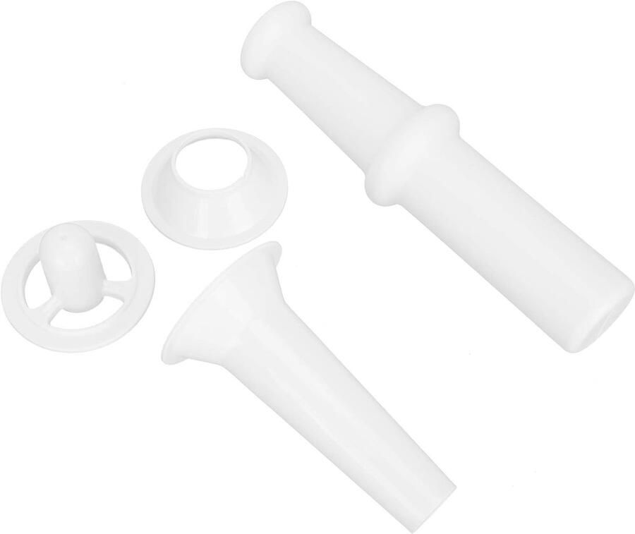 SnelShoppen Food Pusher Vlees Vulmondstuk Kubbe Accessoire Handmatige Worstmaker Vleesstuffer Filler Universeel Voedselveilig