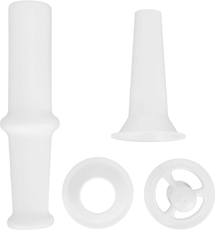 Pusher + Worst Vulmondstuk + Kubbe Attachment Pusher Slager Set Vlees Pusher Machines voor 7# Vleesmolen Universeel Voedselmolen Tamper Kits