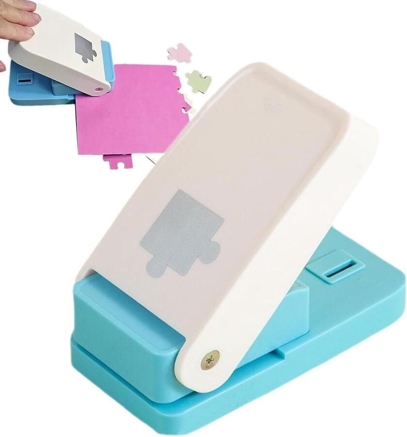 Puzzel Snijmachine Handmatige Puzzelmaker Creatief Knutselen Roestvrijstalen Snijder Snijdt 2mm EVA Zwart