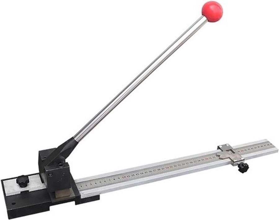 PVC Vouwmatrijs Snijmachine Handmatige Stansmachine Precisie Snijden Instelbare Lengte 500 mm Max Zilver