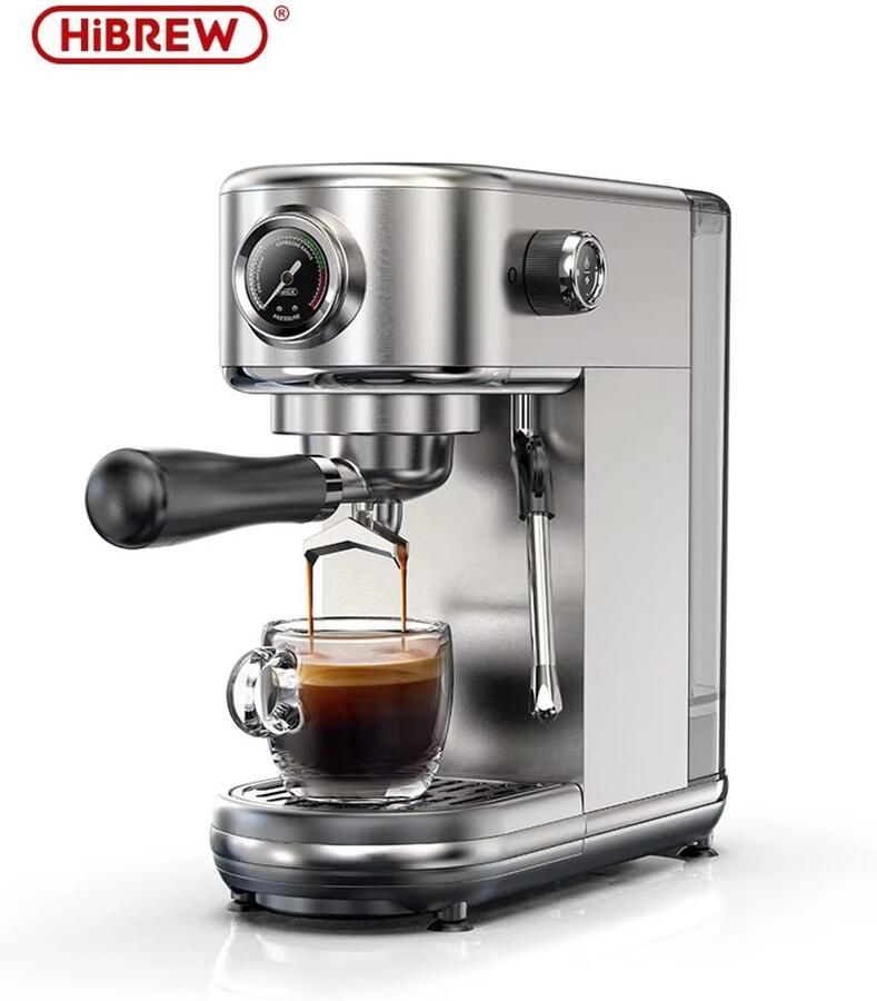 PVJ koffie instelbaar warm koud 20 bar espresso Cappuccino Met melkschuimer pistoolmachine H10B voor thuis