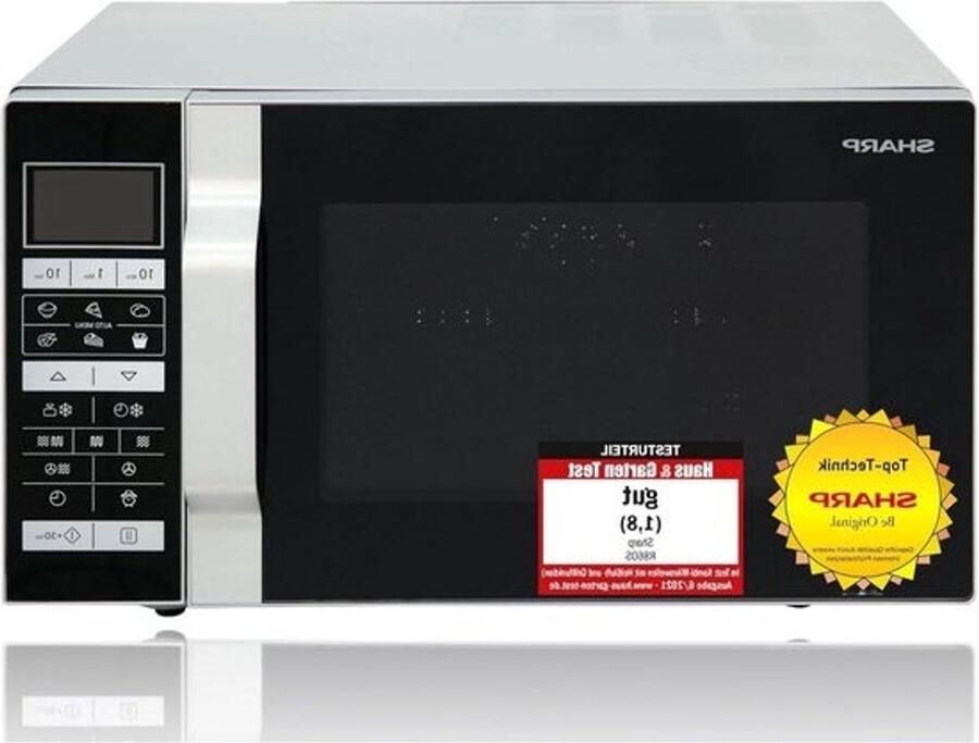 R860S magnetron-werkblad combi-magnetron 25 l 900 W bediening via aanraking zilverkleurig Inbouwmagnetron met Home Appliances