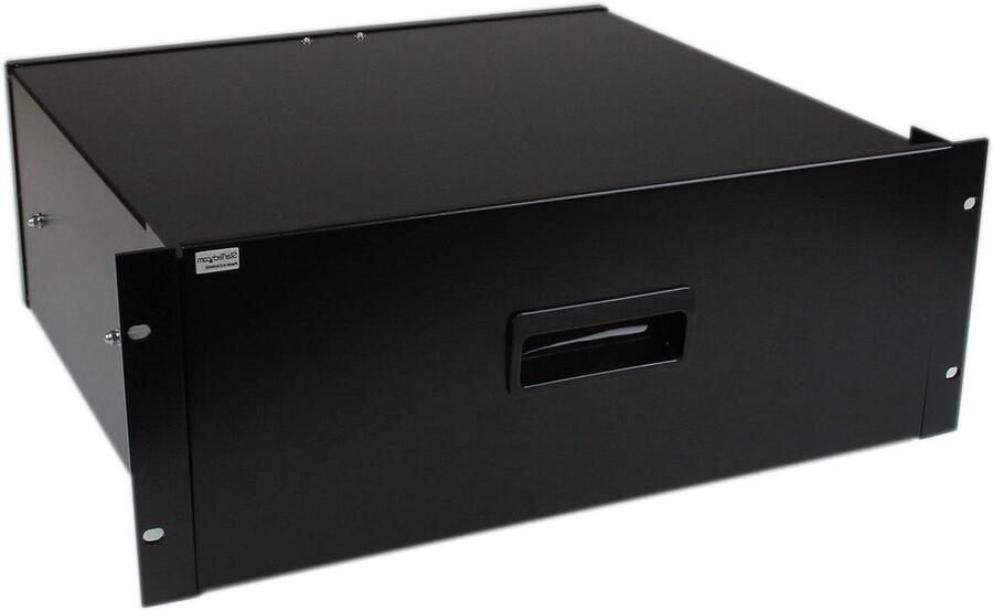 Racklade Serverlade Opbergruimte Serverapparatuur Opbergen Universele 19 Inch Pasvorm 4 HE Zwart