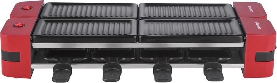 Raclette-apparaat voor 8 personen Grill en Tafelgrill met 1200W Vermogen