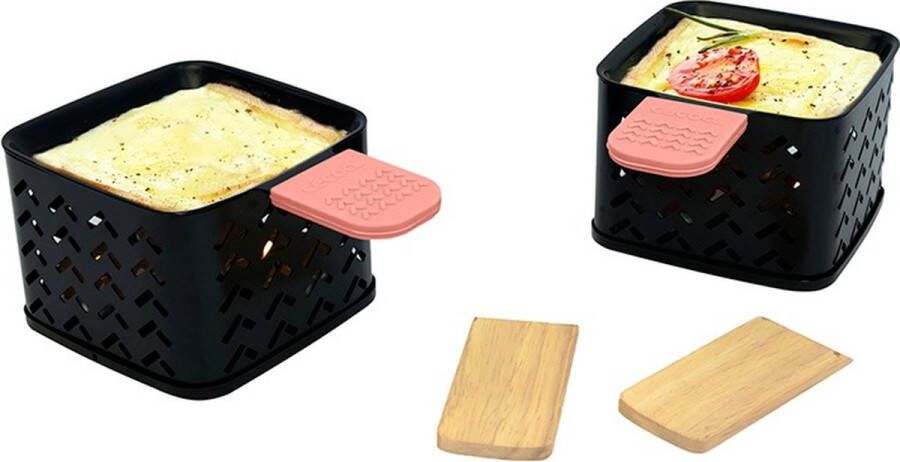 Raclette kaars duo