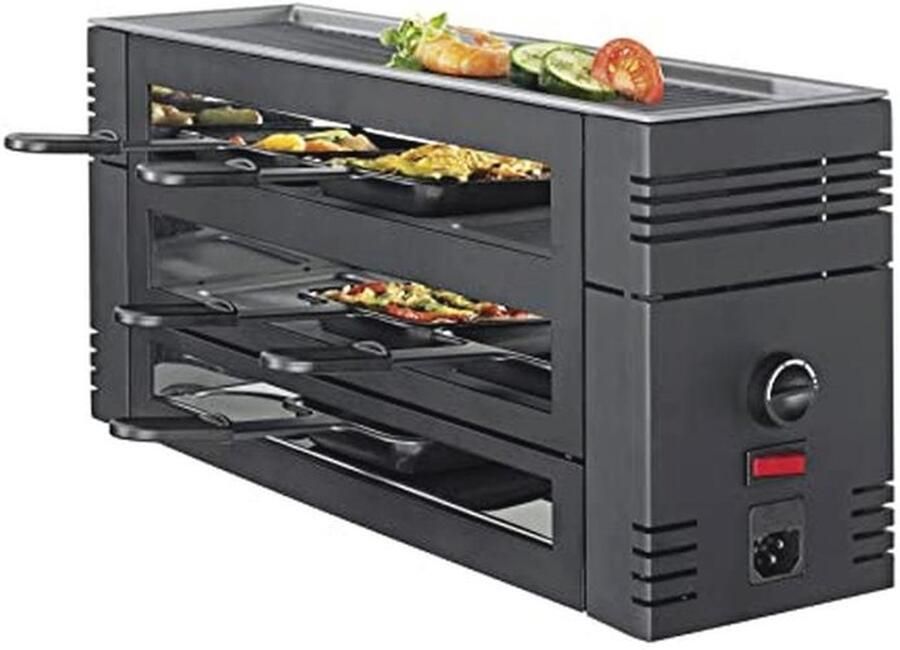 Raclette Pannetjes Set voor Pizza 2 Stuks Roestvrij Staal 15 8 x 18 4 x 24 2 cm - Foto 2