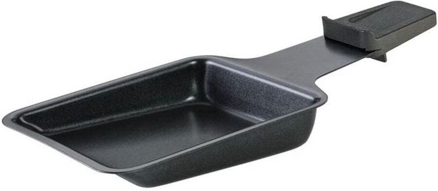 Raclette Set 2 Pannen met Antiaanbaklaag Zwart
