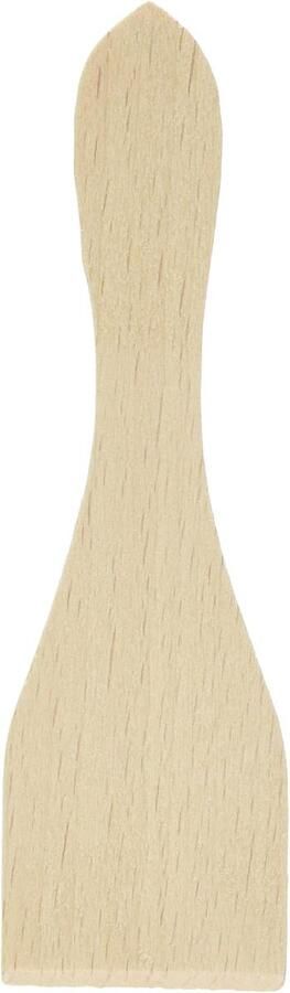 Raclette spatel set beukenhout 12 5 cm 6 stuks