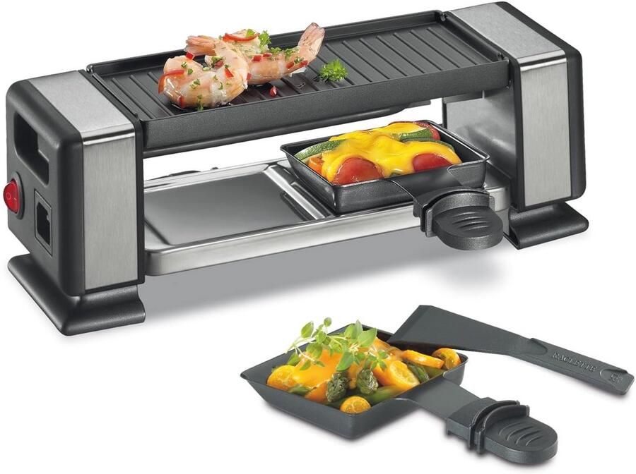 Raclette VISTA2 PLUS Grijze Tafelen voor een Gezellig Avondje
