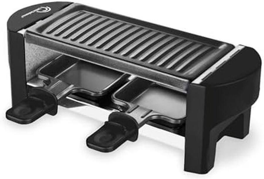 Racletteapparaat voor 1 of 2 personen met antiaanbaklaag en 320 W