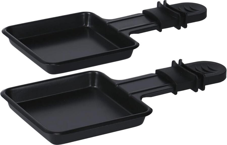 Raclettepan set 2 stuks met anti-aanbaklaag voor raclette-apparaten