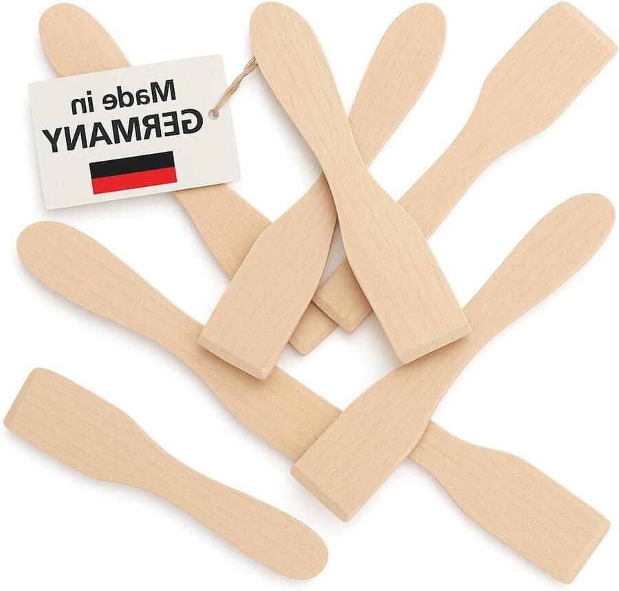 Racletteschraper Beukenhout Raclette spatel Schuiver Gezellig Eten Onbehandeld Massief Hout 13 cm Natuurlijk Hout