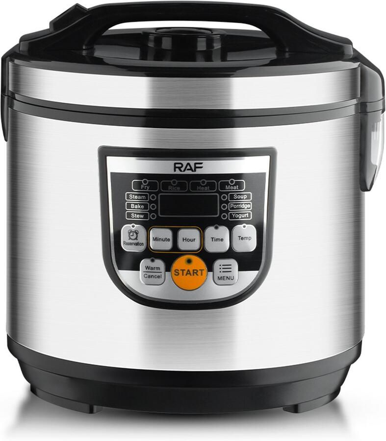 RAF Multicooker Rice Cooker – 5 L – 900 W – Multi functie