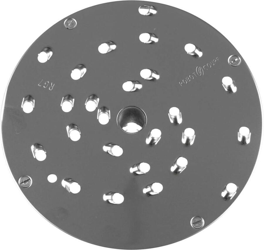 Rasp Schijf Keukenmachine Accessoire Voedsel Bereiden Origineel Onderdeel 7 mm Zilverkleurig