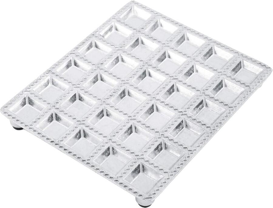 Ravioli-vorm van aluminiumlegering energiebesparende bakvorm voor gebak keukenhulp mini squares ravioli maker herbruikbare verpakking