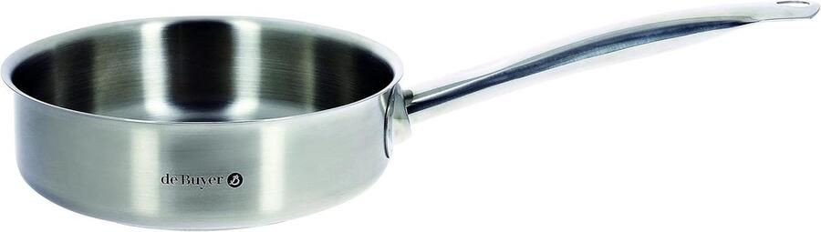 Rechte Sauteus Koekenpan Koken en Frituren Robuust Ontwerp 28 cm Diameter
