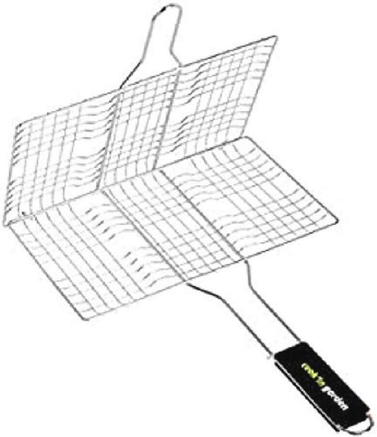 Rechthoekig en Rond Grillrooster van Verchroomd Staal voor Keuken en Tuin