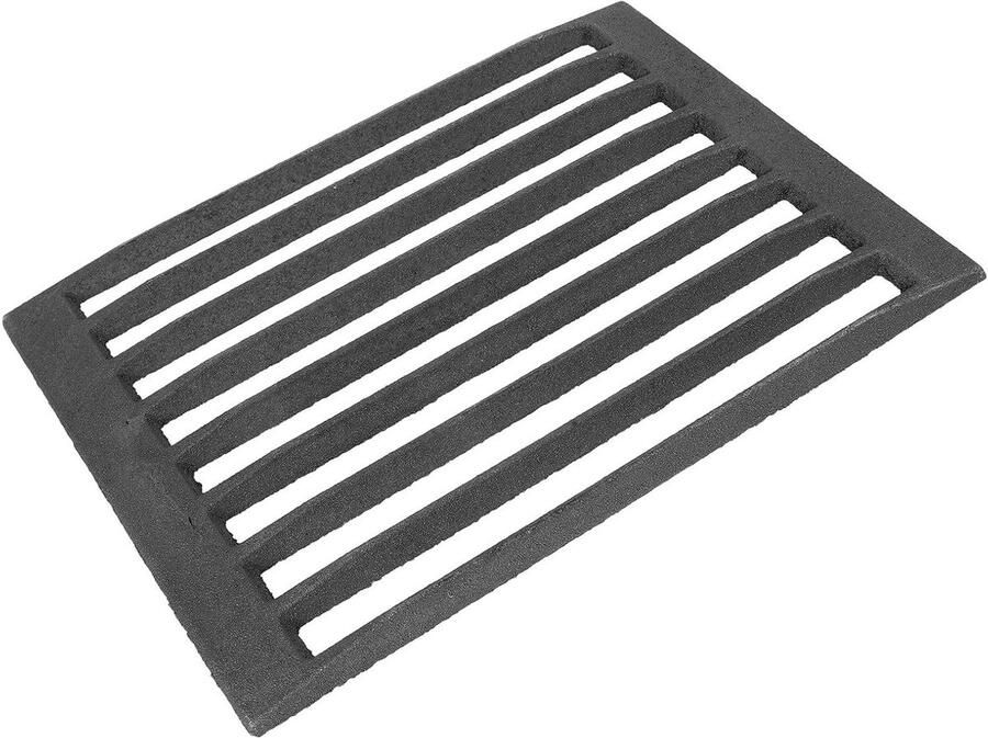 Rechthoekig Gietijzeren Barbecue Grillrooster Hittebestendig Antislip Grillrooster voor Kampvuur Kampeer Bbq Duurzaam Metalen Rooster voor Vis Vlees Groente