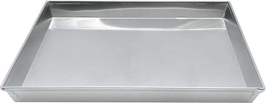 Rechthoekige Aluminium Legering Bakplaat met Rand voor Grill en Oven