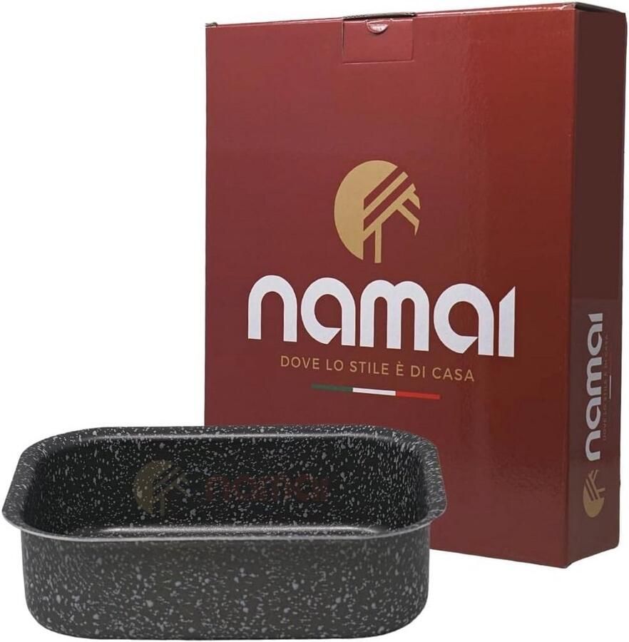 Rechthoekige Bakplaat 20 cm x 15 cm met Antiaanbaklaag Vaatwasmachinebestendig