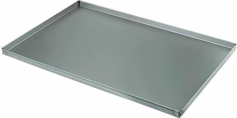Rechthoekige bakplaat Bakblik Gelijkmatig bakken Robuuste aluminiumlegering 40 x 30 cm Zilver